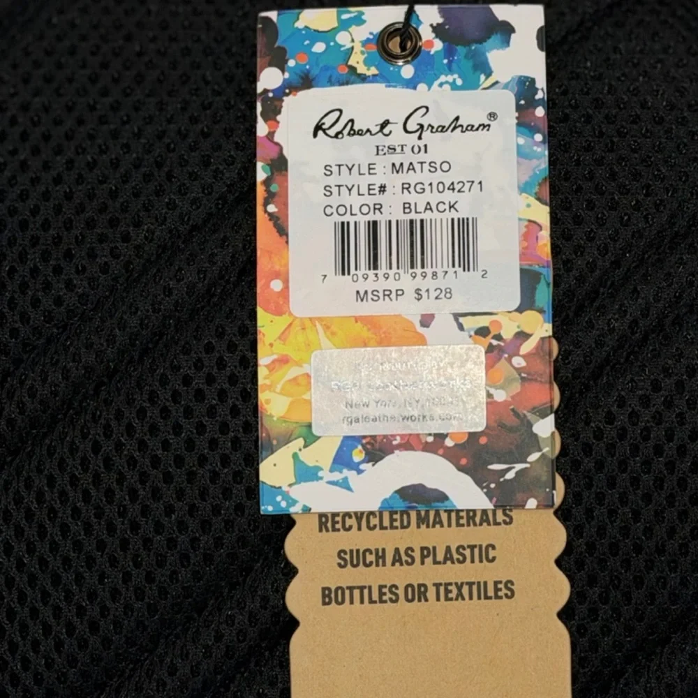 Robert Graham Black Crossbody Sling Bag (NWT)